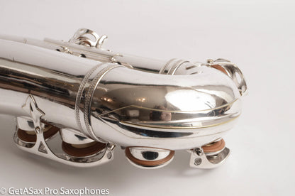 Selmer SBA Alto Orig Silver Plate Fresh Overhaul! 38147
