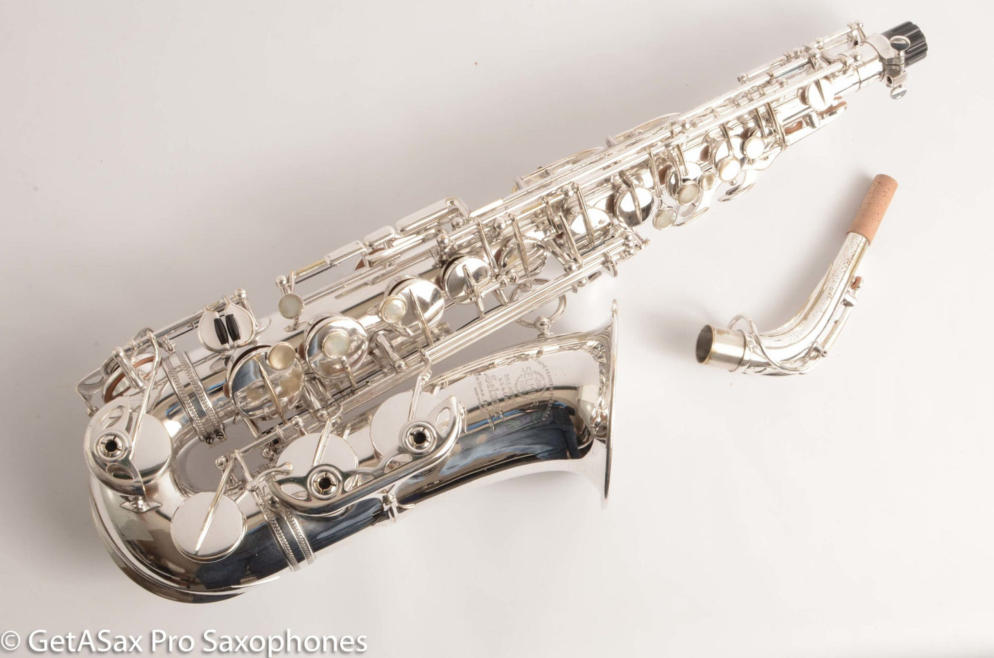 Selmer SBA Alto Orig Silver Plate Fresh Overhaul! 38147