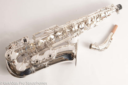 Selmer SBA Alto Orig Silver Plate Fresh Overhaul! 38147