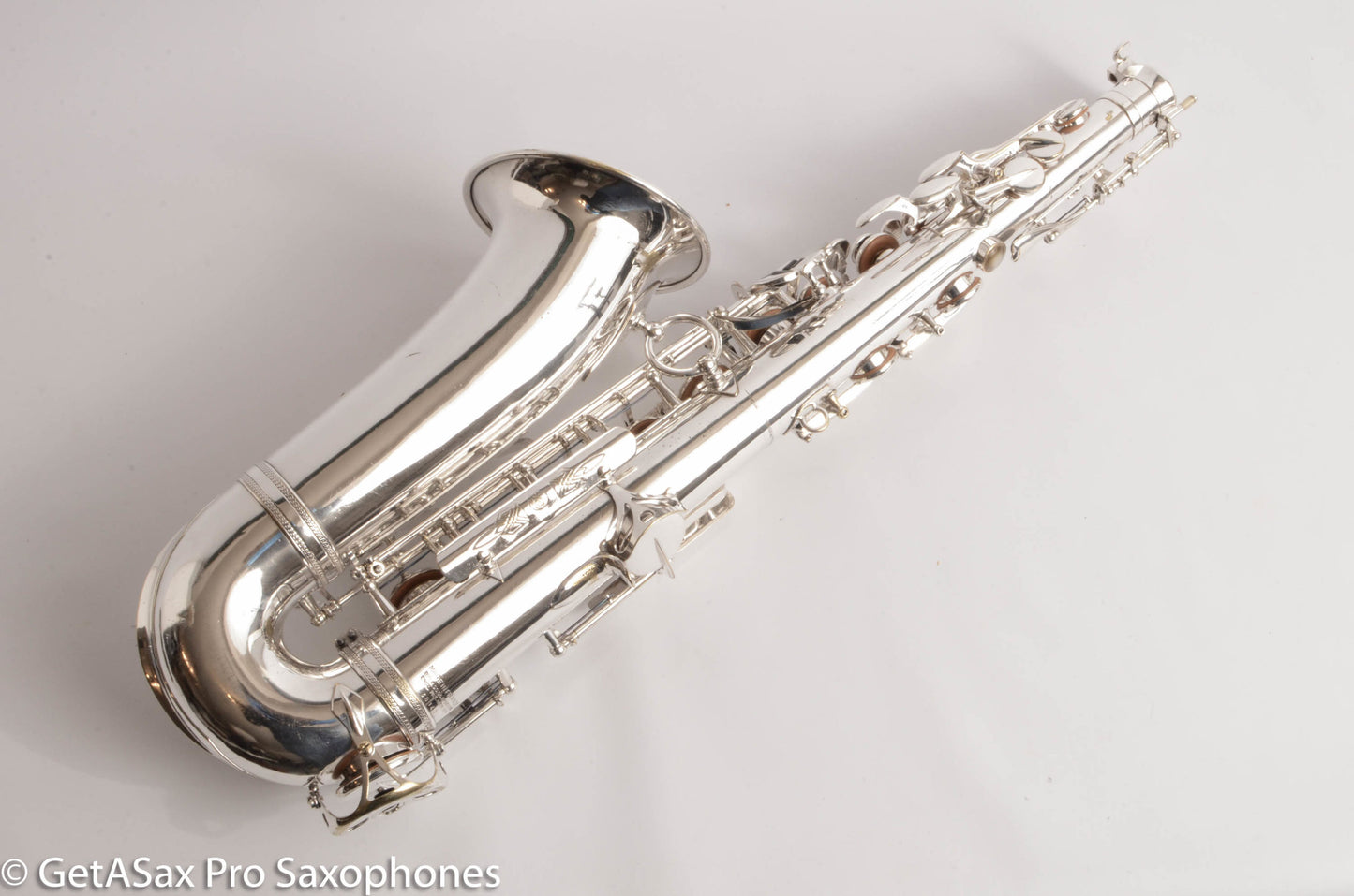 Selmer SBA Alto Orig Silver Plate Fresh Overhaul! 38147