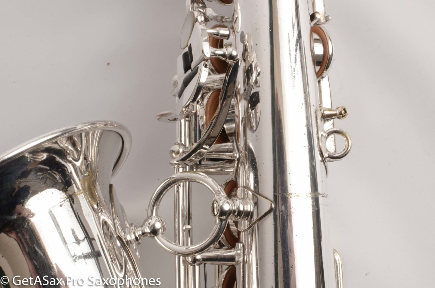 Selmer SBA Alto Orig Silver Plate Fresh Overhaul! 38147