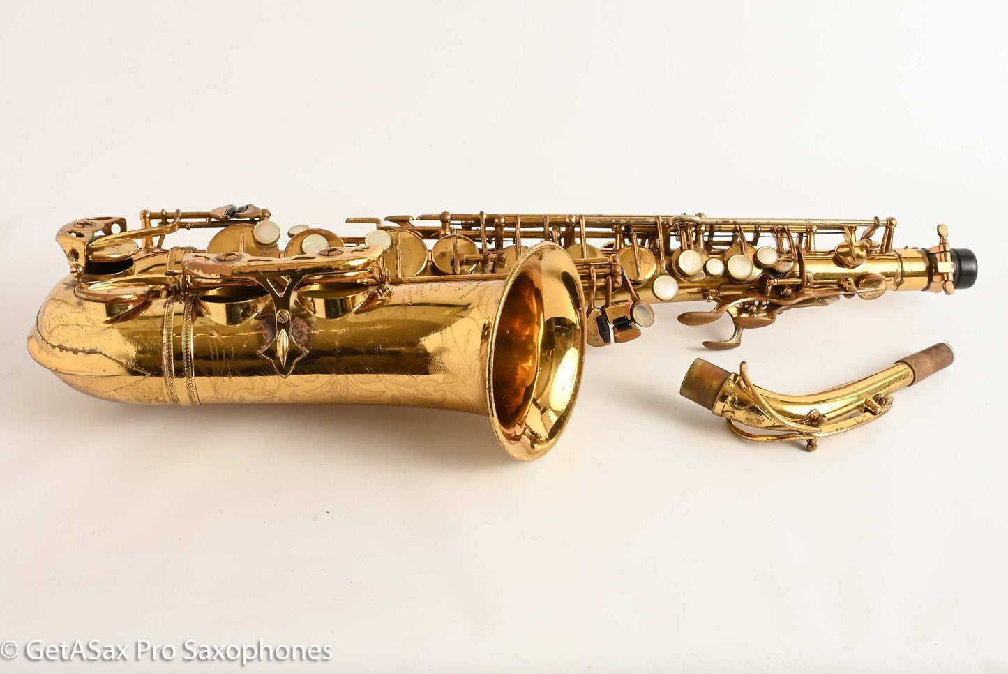Selmer SBA Alto 1950 Relacquered Great Deal Good Condition 41311