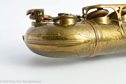 Selmer SBA Alto Original Lacquer American Engraved Nice! 41444