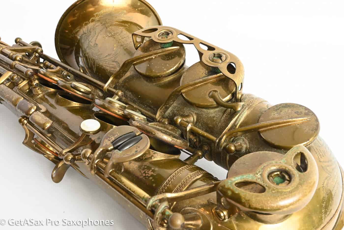 Selmer SBA Alto Original Lacquer American Engraved Nice! 41444