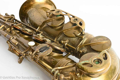 Selmer SBA Alto Original Lacquer American Engraved Nice! 41444