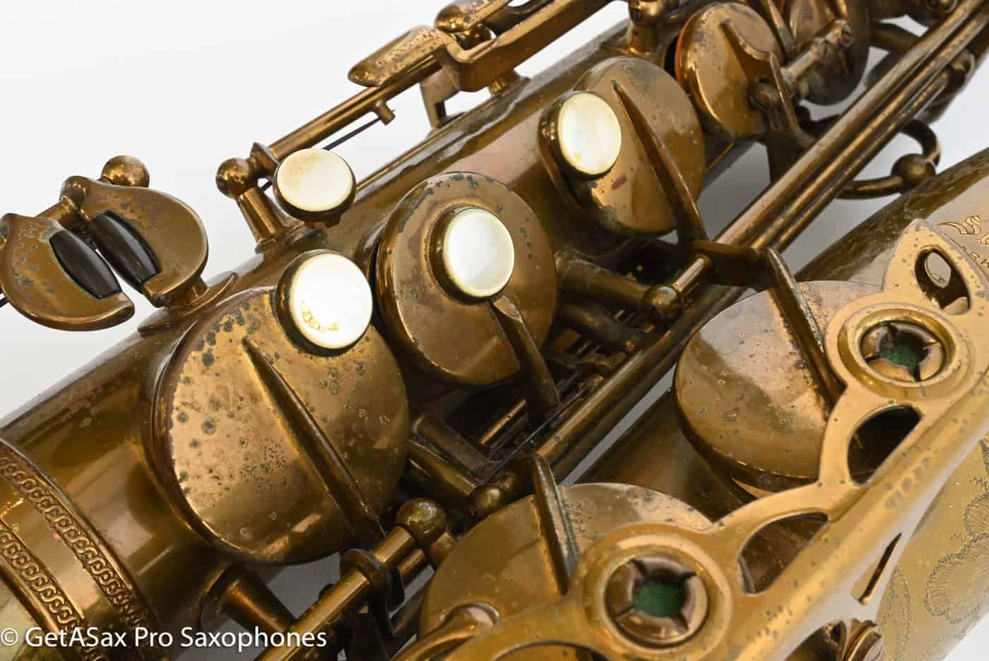 Selmer SBA Alto Original Lacquer American Engraved Nice! 41444