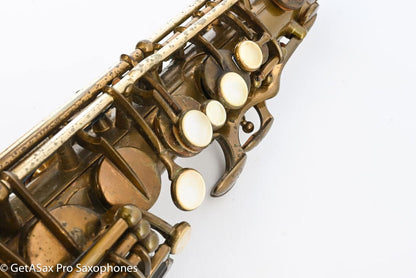 Selmer SBA Alto Original Lacquer American Engraved Nice! 41444