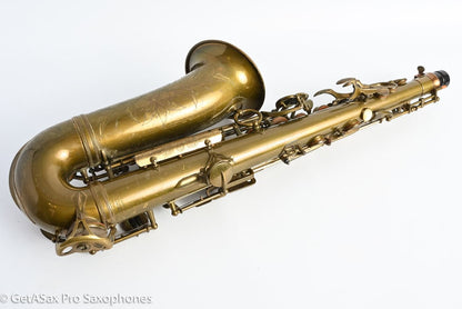 Selmer SBA Alto Original Lacquer American Engraved Nice! 41444