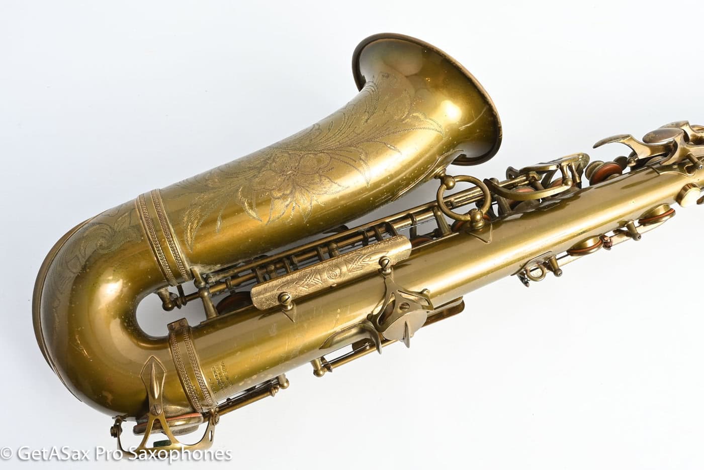 Selmer SBA Alto Original Lacquer American Engraved Nice! 41444