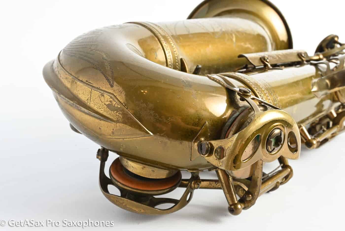 Selmer SBA Alto Original Lacquer American Engraved Nice! 41444