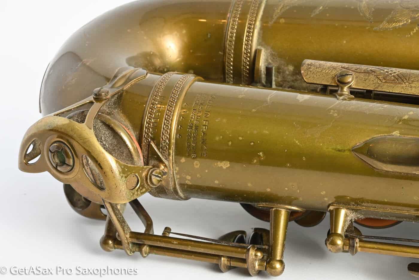 Selmer SBA Alto Original Lacquer American Engraved Nice! 41444