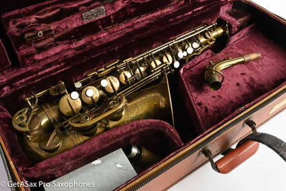 Selmer SBA Alto Original Lacquer American Engraved Nice! 41444