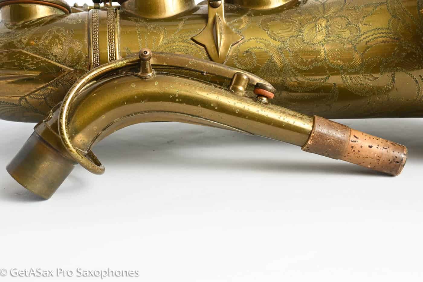 Selmer SBA Alto Original Lacquer American Engraved Nice! 41444