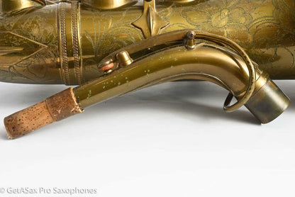 Selmer SBA Alto Original Lacquer American Engraved Nice! 41444