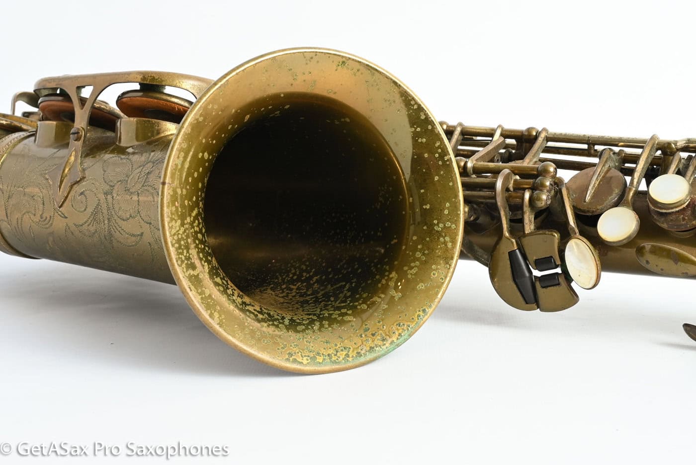 Selmer SBA Alto Original Lacquer American Engraved Nice! 41444