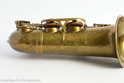 Selmer SBA Alto Original Lacquer American Engraved Nice! 41444