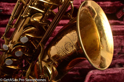 Selmer Super Balanced Action Alto Saxophone 41881 Euro Very Clean Condition Chesterfield Case