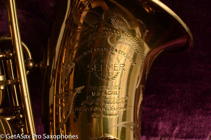 Selmer SBA Super Balanced Action Alto Saxophone Original Lacquer 1953 53069 Excellent!