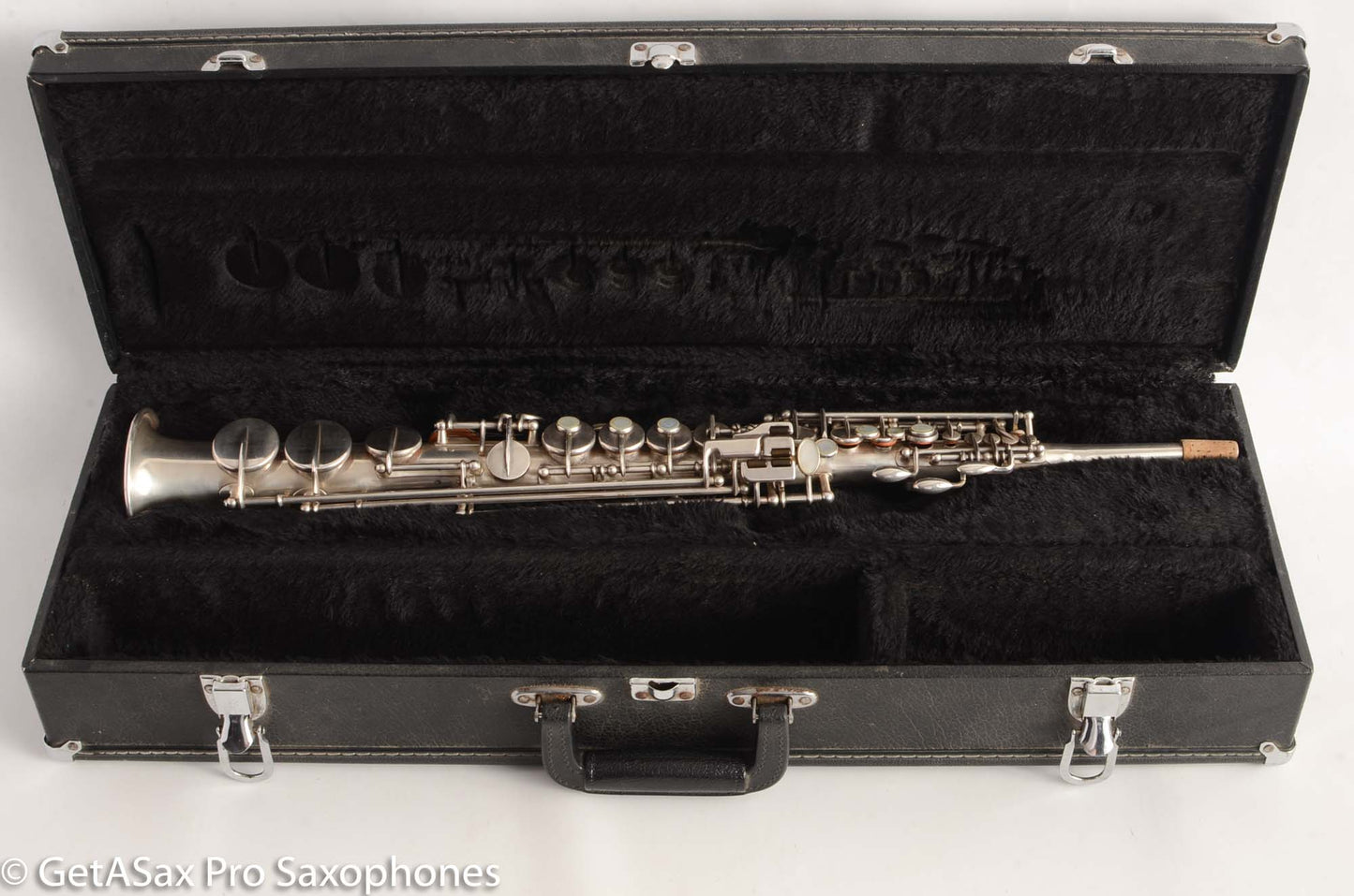 Selmer SBA Super Balanced Action Soprano Saxophone 1950 Silver Plate Great Deal! 44228