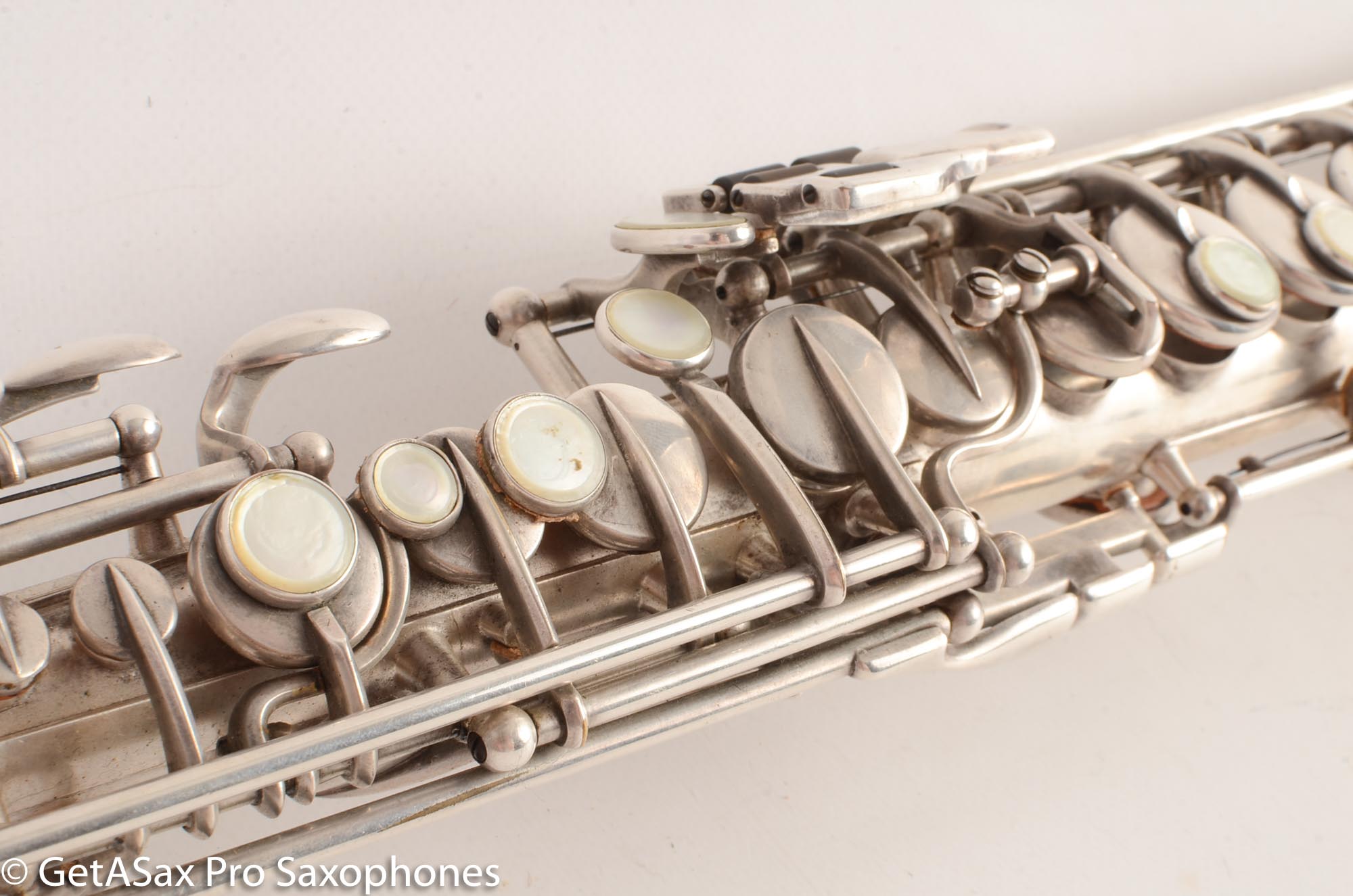 Selmer SBA Super Balanced Action Soprano Saxophone 1950 Silver