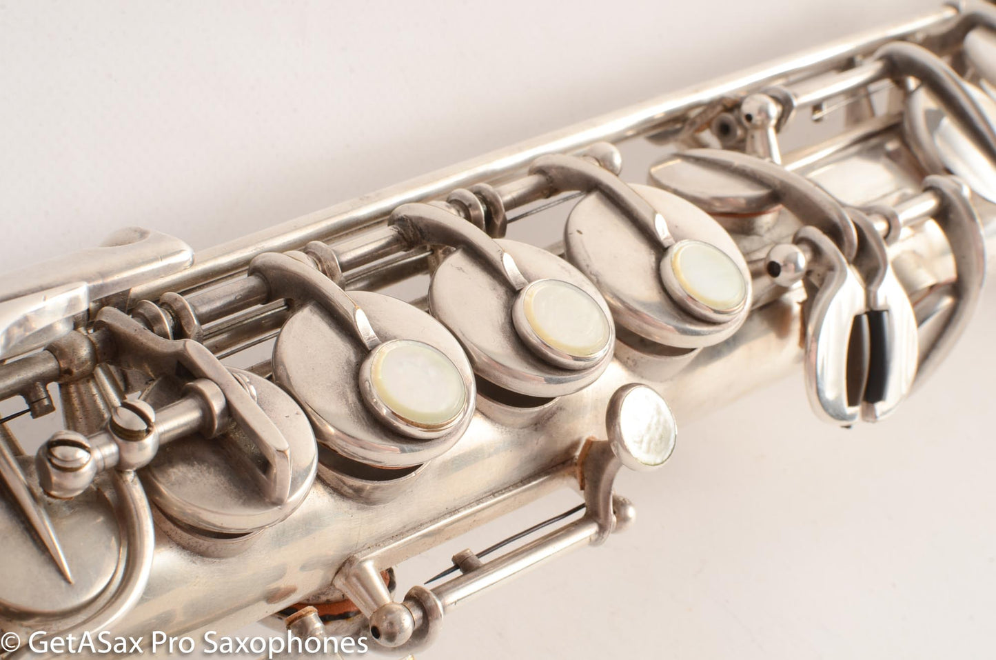 Selmer SBA Super Balanced Action Soprano Saxophone 1950 Silver Plate Great Deal! 44228