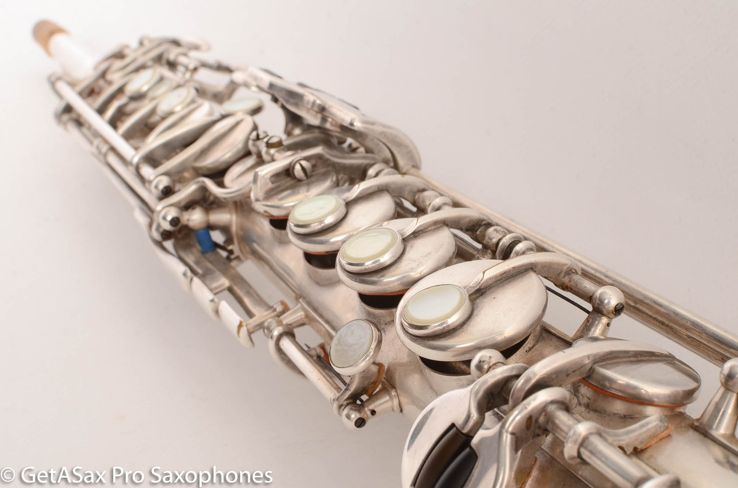 Selmer SBA Super Balanced Action Soprano Saxophone 1950 Silver Plate Great Deal! 44228