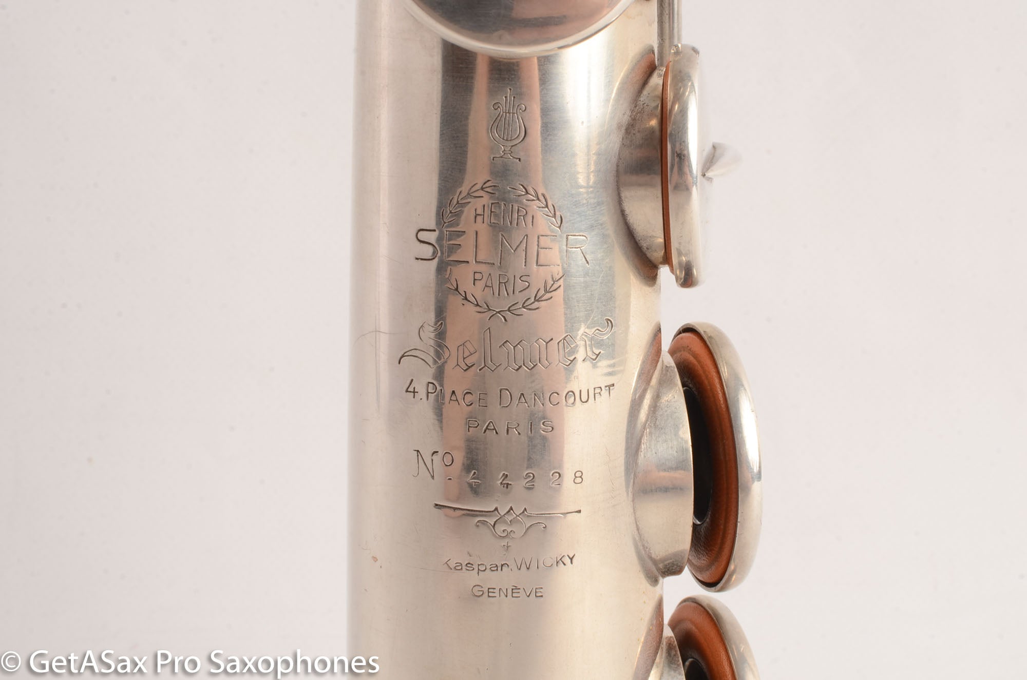 Selmer SBA Super Balanced Action Soprano Saxophone 1950 Silver