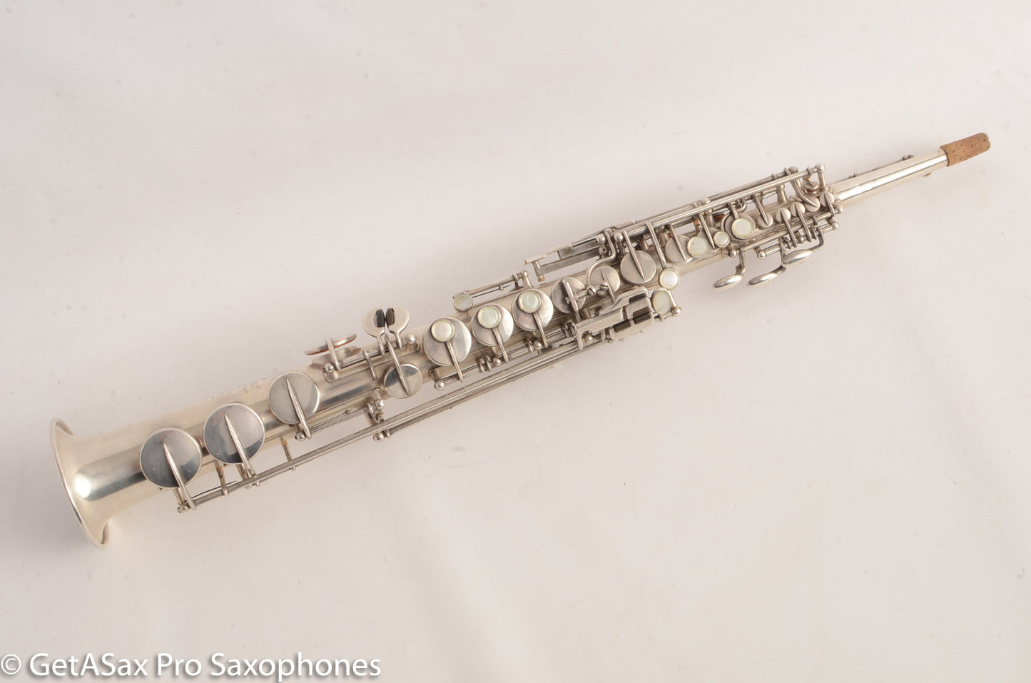 Selmer SBA Super Balanced Action Soprano Saxophone 1950 Silver Plate Great Deal! 44228