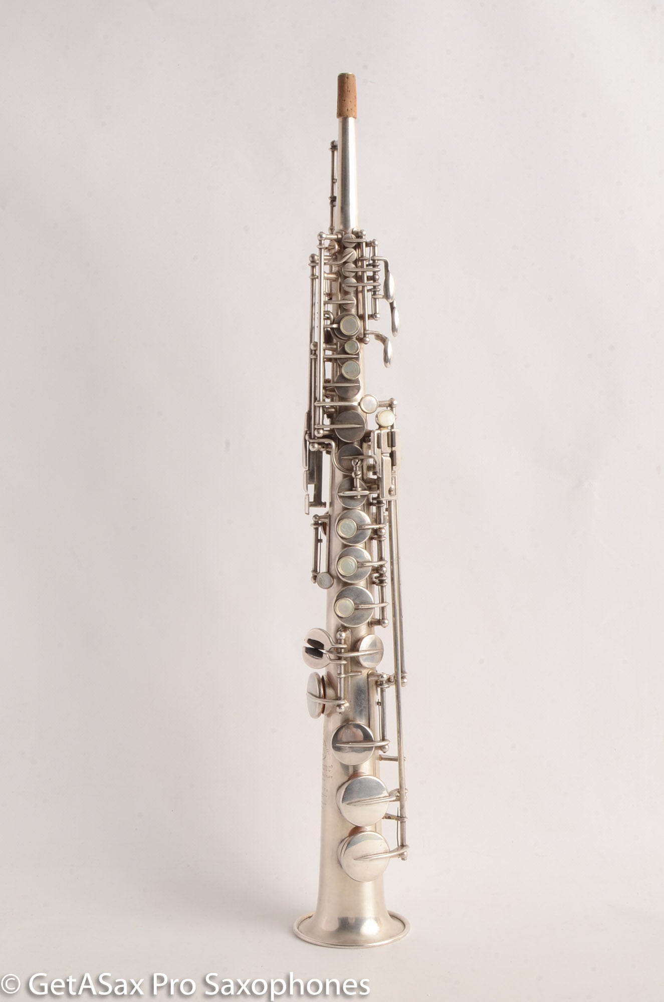 Selmer SBA Super Balanced Action Soprano Saxophone 1950 Silver Plate Great Deal! 44228