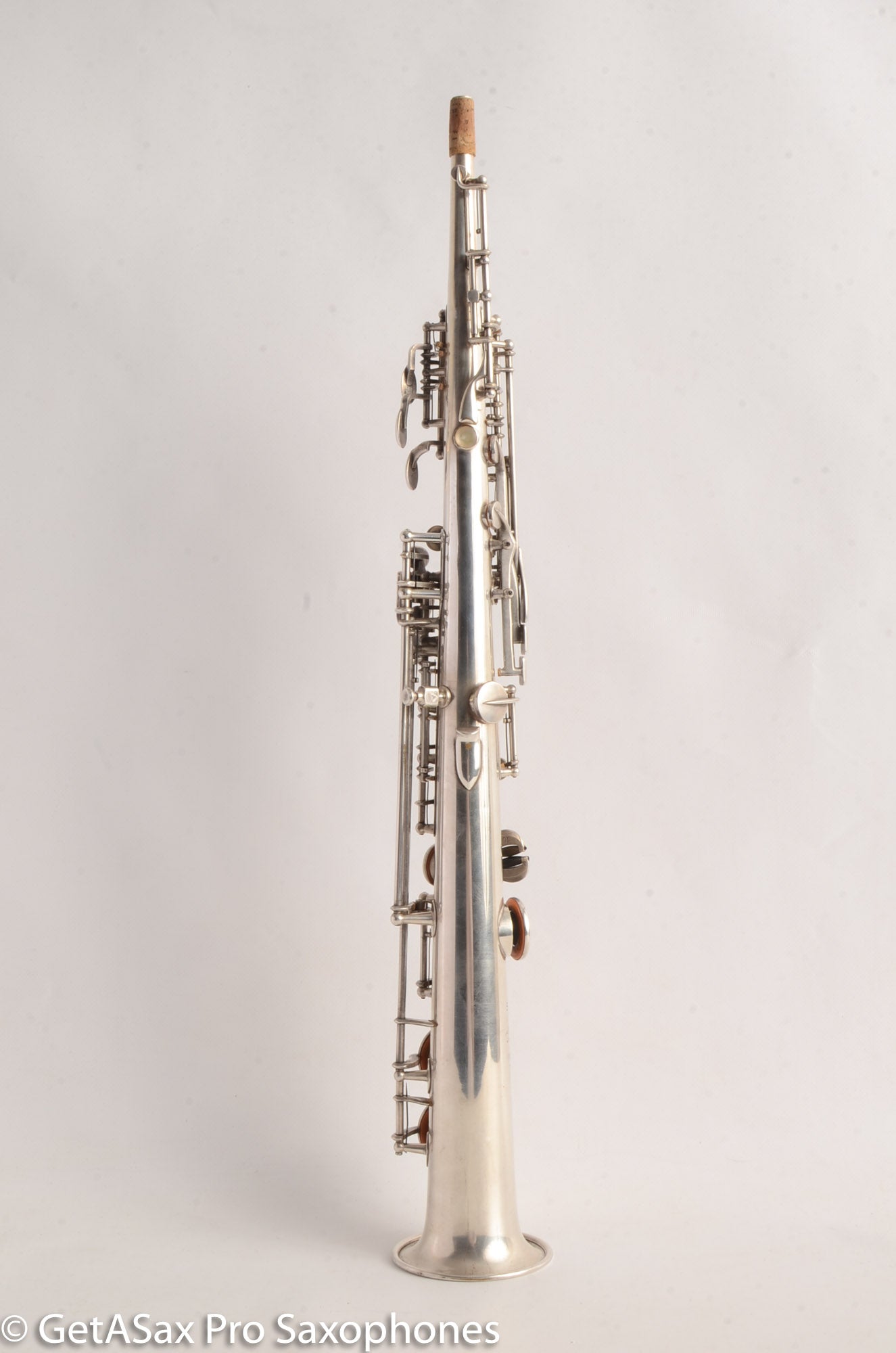 Selmer SBA Super Balanced Action Soprano Saxophone 1950 Silver Plate Great Deal! 44228