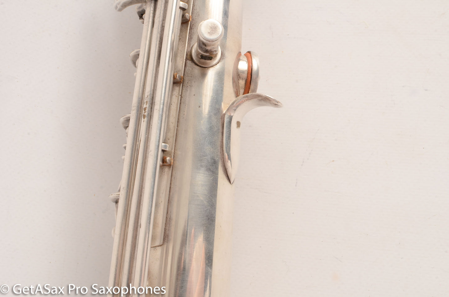 Selmer SBA Super Balanced Action Soprano Saxophone 1950 Silver Plate Great Deal! 44228