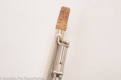 Selmer SBA Super Balanced Action Soprano Saxophone 1950 Silver Plate Great Deal! 44228