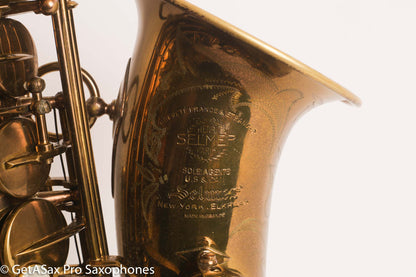 Selmer SBA Alto Original Lacquer Recent High End Overhaul Gorgeous 51347