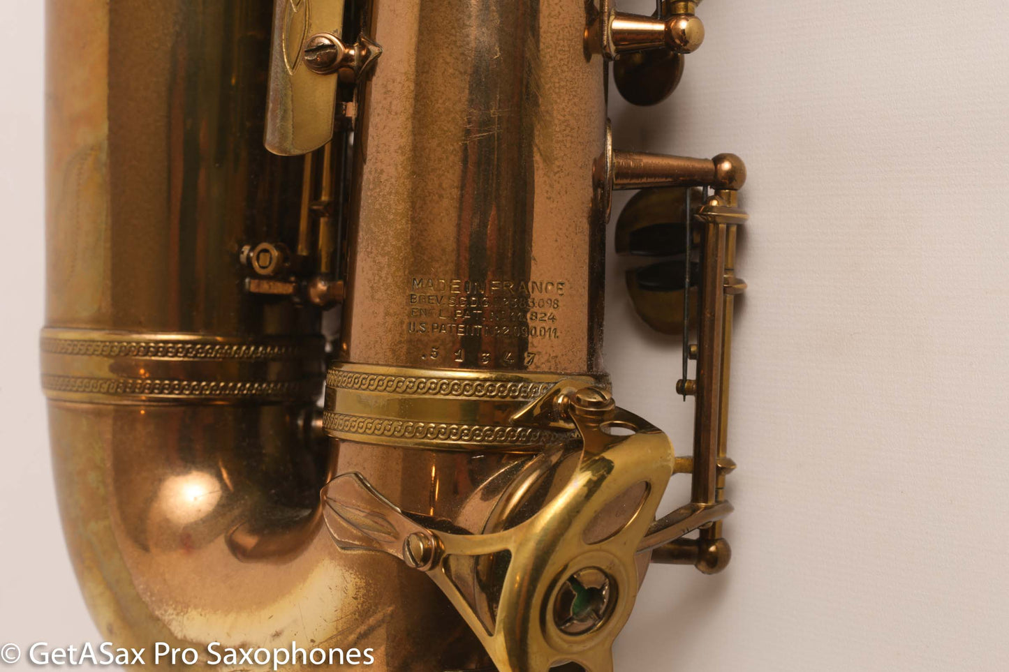 Selmer SBA Alto Original Lacquer Recent High End Overhaul Gorgeous 51347