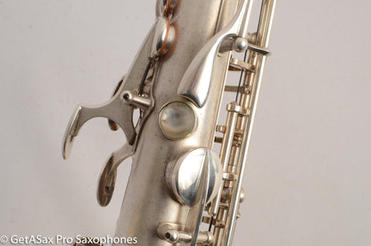 Selmer Super Balanced Action Alto Saxophone Original Satin Silver Gorgeous 54xxx