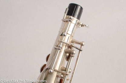 Selmer Super Balanced Action Alto Saxophone Original Satin Silver Gorgeous 54xxx