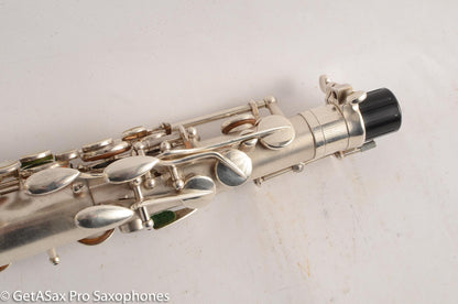 Selmer Super Balanced Action Alto Saxophone Original Satin Silver Gorgeous 54xxx