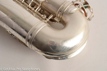 Selmer Super Balanced Action Alto Saxophone Original Satin Silver Gorgeous 54xxx