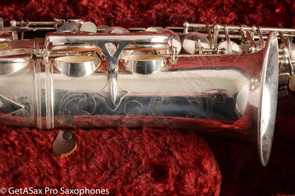 Selmer Super Balanced Action Alto Saxophone Original Satin Silver Gorgeous 54xxx