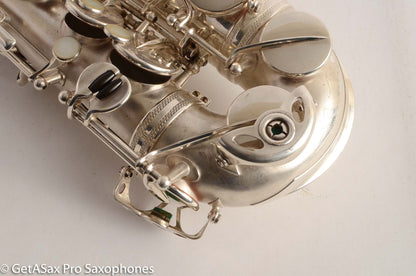Selmer Super Balanced Action Alto Saxophone Original Satin Silver Gorgeous 54xxx