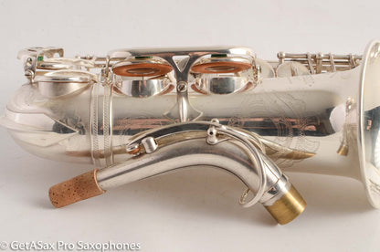 Selmer Super Balanced Action Alto Saxophone Original Satin Silver Gorgeous 54xxx