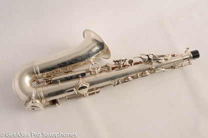 Selmer Super Balanced Action Alto Saxophone Original Satin Silver Gorgeous 54xxx