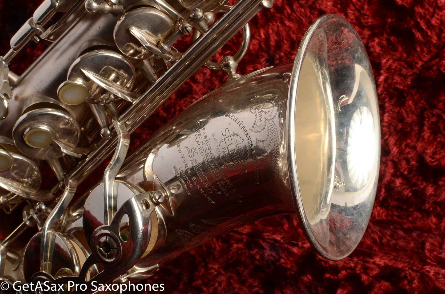 Selmer Super Balanced Action Alto Saxophone Original Satin Silver Gorgeous 54xxx