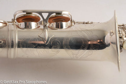 Selmer Super Balanced Action Alto Saxophone Original Satin Silver Gorgeous 54xxx