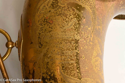 Selmer Super Balanced Action Tenor 1953 Original American Engraved Great Player! 50116