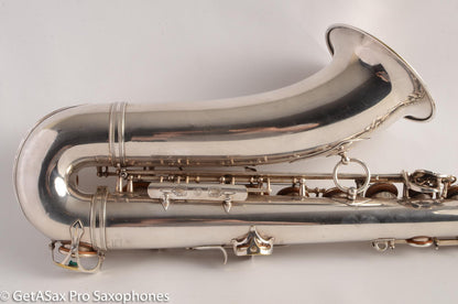 Selmer SBA Tenor Saxophone 47xxx Original Silver Great Player Super Balanced Action
