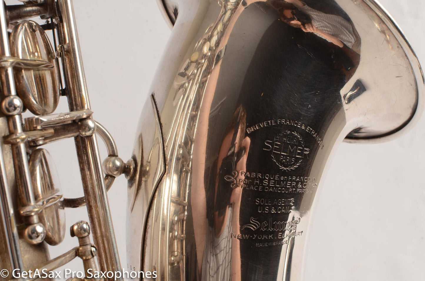 Selmer SBA Tenor Saxophone 47xxx Original Silver Great Player Super Balanced Action