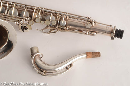 Selmer SBA Tenor Saxophone 47xxx Original Silver Great Player Super Balanced Action