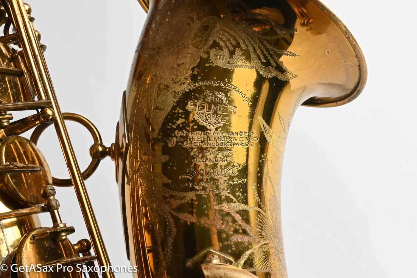Selmer Super Balanced Action Tenor Original Lacquer Original Pads 42348