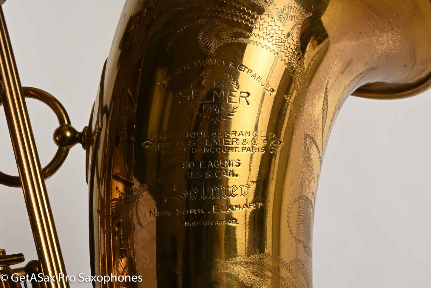 Selmer Super Balanced Action Tenor Original Lacquer American Engraved Exceptional 54084